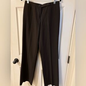 Focus 2000 Elegant Black Straight Leg Pants Size 4
